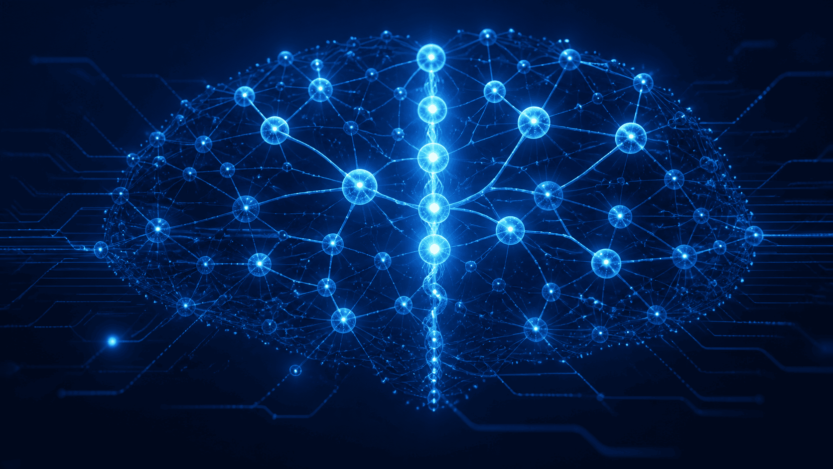 Jarvis AI memory system visualized as a glowing knowledge graph