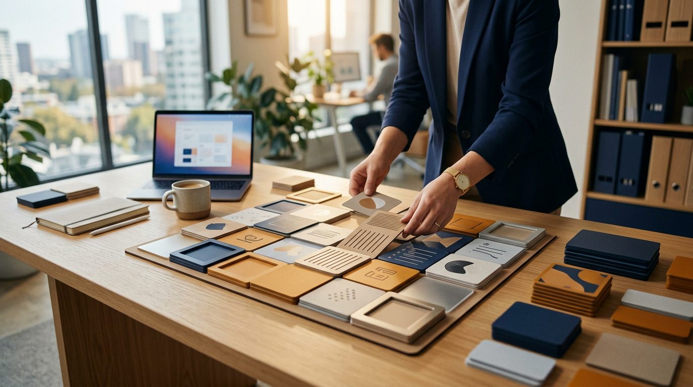 Modular content building blocks assembled into a cohesive B2B marketing system